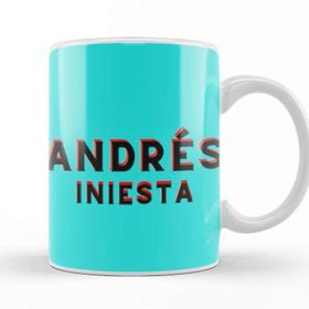 Baskı Dükkanı Andrés Iniesta Art Gift Kupa Bardak