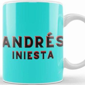 Baskı Dükkanı Andrés Iniesta Art Gift Kupa Bardak