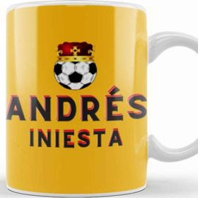 Baskı Dükkanı Andrés Iniesta Art Gift Kupa Bardak
