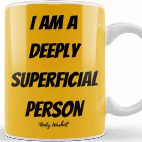 Baskı Dükkanı Andy Warhol Quotes Gift Kupa
