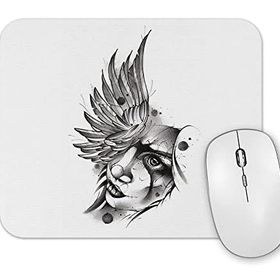Baskı Dükkanı Angel Sketch Mouse Pad