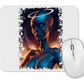 Baskı Dükkanı Angel Uzaylı Mouse Pad