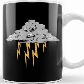 Baskı Dükkanı Angry Cloud Causing Lightning Thunderstorm Weather Kupa