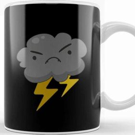 Baskı Dükkanı Angry Cloud With Lightning Thunderstorm Weather Kupa