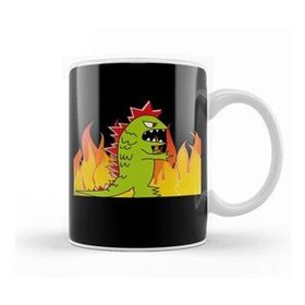 Baskı Dükkanı Angry Godzilla Kupa