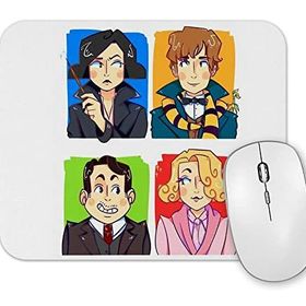 Baskı Dükkanı Animais Fantasticos Mouse Pad