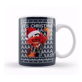 Baskı Dükkanı Animal Muppets Its Christmas Kupa
