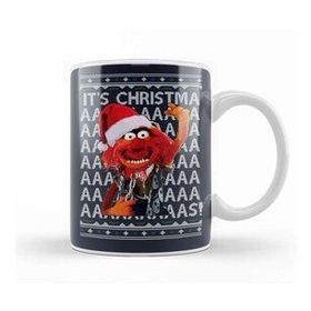 Baskı Dükkanı Animal Muppets Its Christmas Kupa