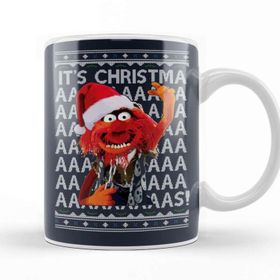 Baskı Dükkanı Animal Muppets Its Christmas Kupa