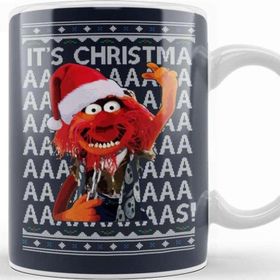 Baskı Dükkanı Animal Muppets Its Christmas Kupa