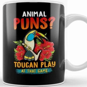 Baskı Dükkanı Animal Puns Toucan Play At That Game Funny Pun Kupa