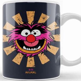 Baskı Dükkanı Animal Retro Japanese Muppets Kupa