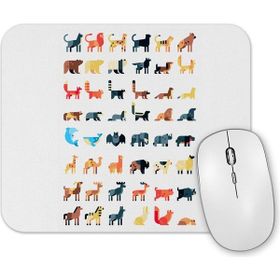 Baskı Dükkanı Animal World Mouse Pad
