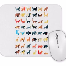 Baskı Dükkanı Animal World Mouse Pad