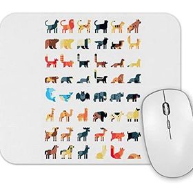 Baskı Dükkanı Animal World Mouse Pad