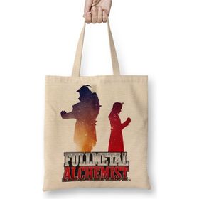 Baskı Dükkanı Anime Fullmetal Alchemist Bez Çanta