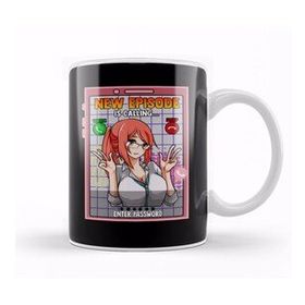 Baskı Dükkanı Anime Girl New Episode Is Calling Sleep Can Wait Porselen Kupa