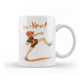 Baskı Dükkanı Anime Haikyuu Shōyō Hinata Chibi Pegatina Kupa Bardak