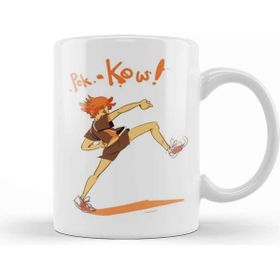 Baskı Dükkanı Anime Haikyuu Shōyō Hinata Chibi Pegatina Kupa Bardak