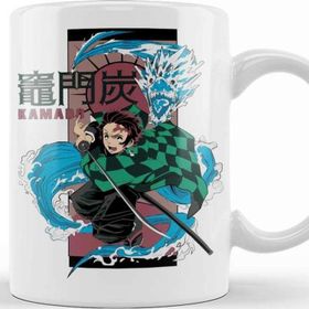 Baskı Dükkanı Anime Kitmesu no Yaiba Manga Kamado Kupa Bardak