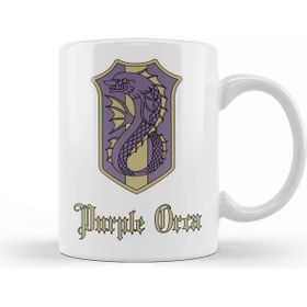Baskı Dükkanı Anime Shachihoko Manga Black Clover Purple Orca Badge Kupa Bardak