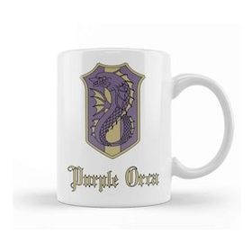 Baskı Dükkanı Anime Shachihoko Manga Black Clover Purple Orca Badge Kupa Bardak