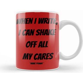 Baskı Dükkanı Anne Frank Quotes Gift Vintage Retro Rainbow Style Kupa Bardak