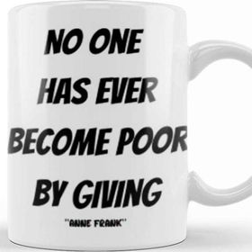 Baskı Dükkanı Anne Frank Quotes Gift Vintage Retro Rainbow Style Kupa Bardak