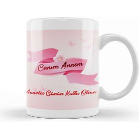 Baskı Dükkanı Anneler Günü Annelere Hediye 003 Kupa