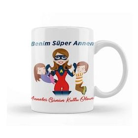 Baskı Dükkanı Anneler Günü Annelere Hediye 005 Kupa