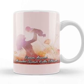 Baskı Dükkanı Anneler Günü Annelere Hediye 013 Kupa