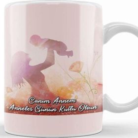 Baskı Dükkanı Anneler Günü Annelere Hediye 013 Kupa
