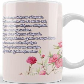 Baskı Dükkanı Anneler Günü Annelere Hediye 024 Kupa