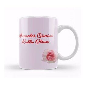 Baskı Dükkanı Anneler Günü Annelere Hediye 026 Kupa