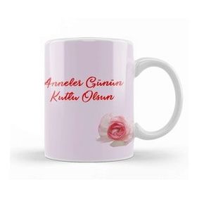 Baskı Dükkanı Anneler Günü Annelere Hediye 026 Kupa