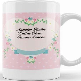 Baskı Dükkanı Anneler Günü Annelere Hediye 037 Kupa