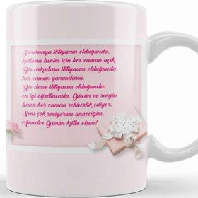 Baskı Dükkanı Anneler Günü Annelere Hediye 040 Kupa