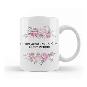 Baskı Dükkanı Anneler Günü Annelere Hediye 047 Kupa
