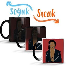 Baskı Dükkanı Anti 03 Sihirli Porselen Kupa