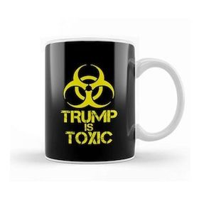 Baskı Dükkanı Anti Trump Donald Trump Is Toxic Kupa