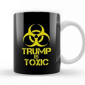 Baskı Dükkanı Anti Trump Donald Trump Is Toxic Kupa