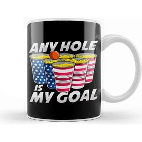 Baskı Dükkanı Any Hole Is My Goal Beer Pong American 4th Of July Kupa