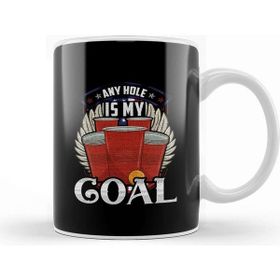 Baskı Dükkanı Any Hole Is My Goal Beer Pong Patriotic Usa Kupa
