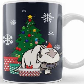 Baskı Dükkanı Appa Around The Christmas Tree Avatar The Last Airbender Kupa