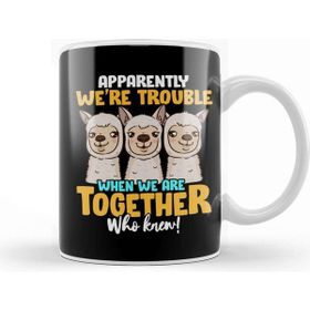 Baskı Dükkanı Apparently We Re Trouble When We Are Together! Kupa