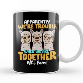 Baskı Dükkanı Apparently We Re Trouble When We Are Together! Kupa