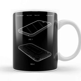 Baskı Dükkanı Apple iPhone 3g Patent Blueprint Kupa