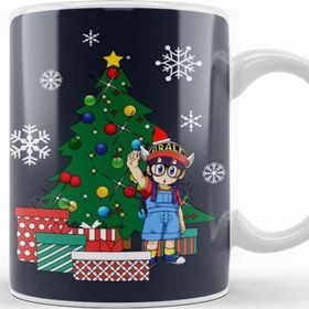 Baskı Dükkanı Arale Around The Christmas Tree Dr Slump Kupa