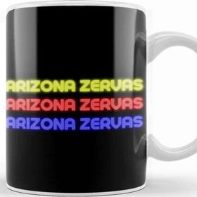 Baskı Dükkanı Arizona Vintage Retro Rainbow Style Kupa