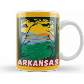 Baskı Dükkanı Arkansas Love Art Kupa